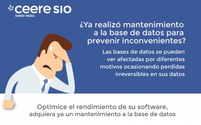 &iquest;Ya realizo el mantenimiento a la  base de datos para prevenir inconvenientes?
